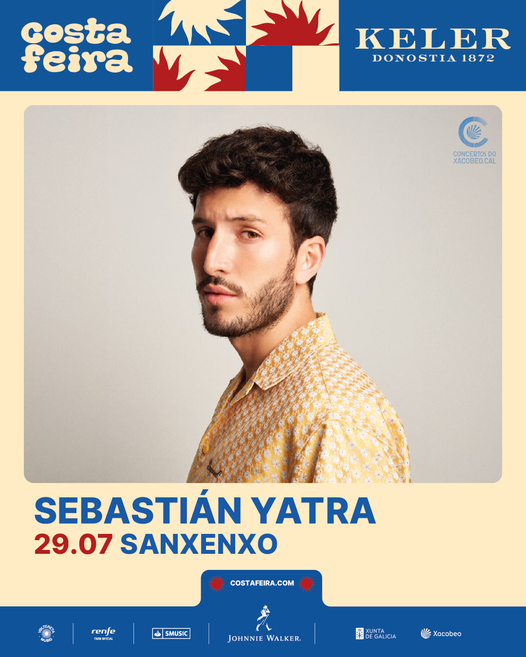 A la venta las entradas para el concierto de Sebastián Yatra en Costa Feira