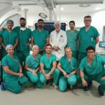 Cardiología del Cunqueiro emplea, por primera vez a nivel mundial, una nueva técnica de tratamiento de estenosis aórtica