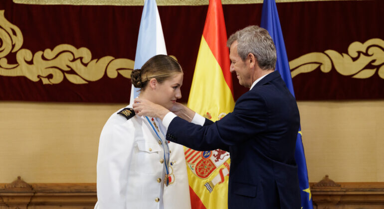Presentan unha demanda pedindo a anulación da concesión da Medalla de Ouro de Galicia á princesa Leonor