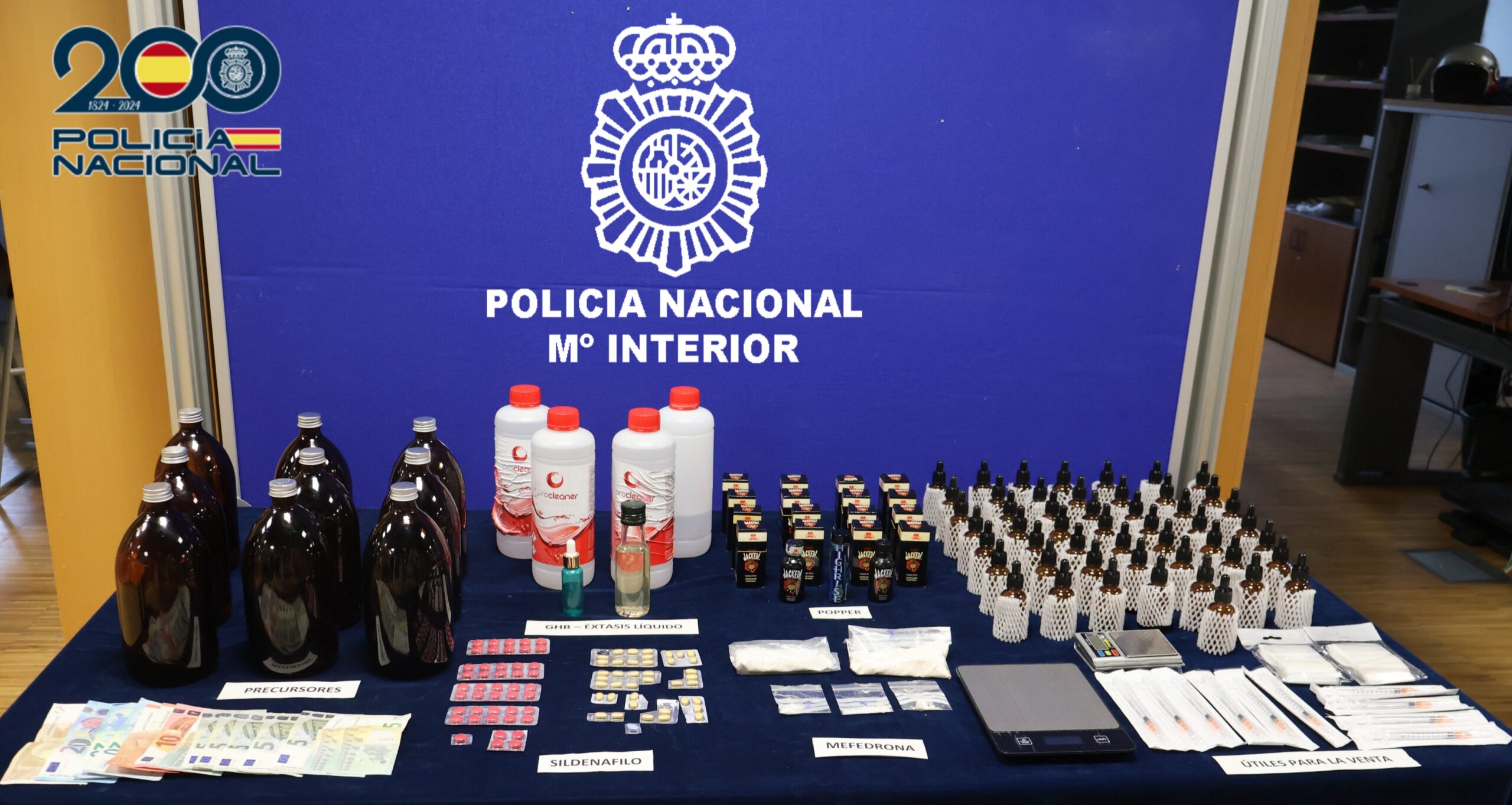 Intervenidas, por primera vez en Vigo, sustancias utilizadas para prácticas chemsex