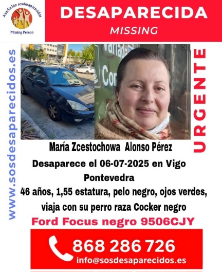 Buscan a esta mujer desaparecida en Vigo