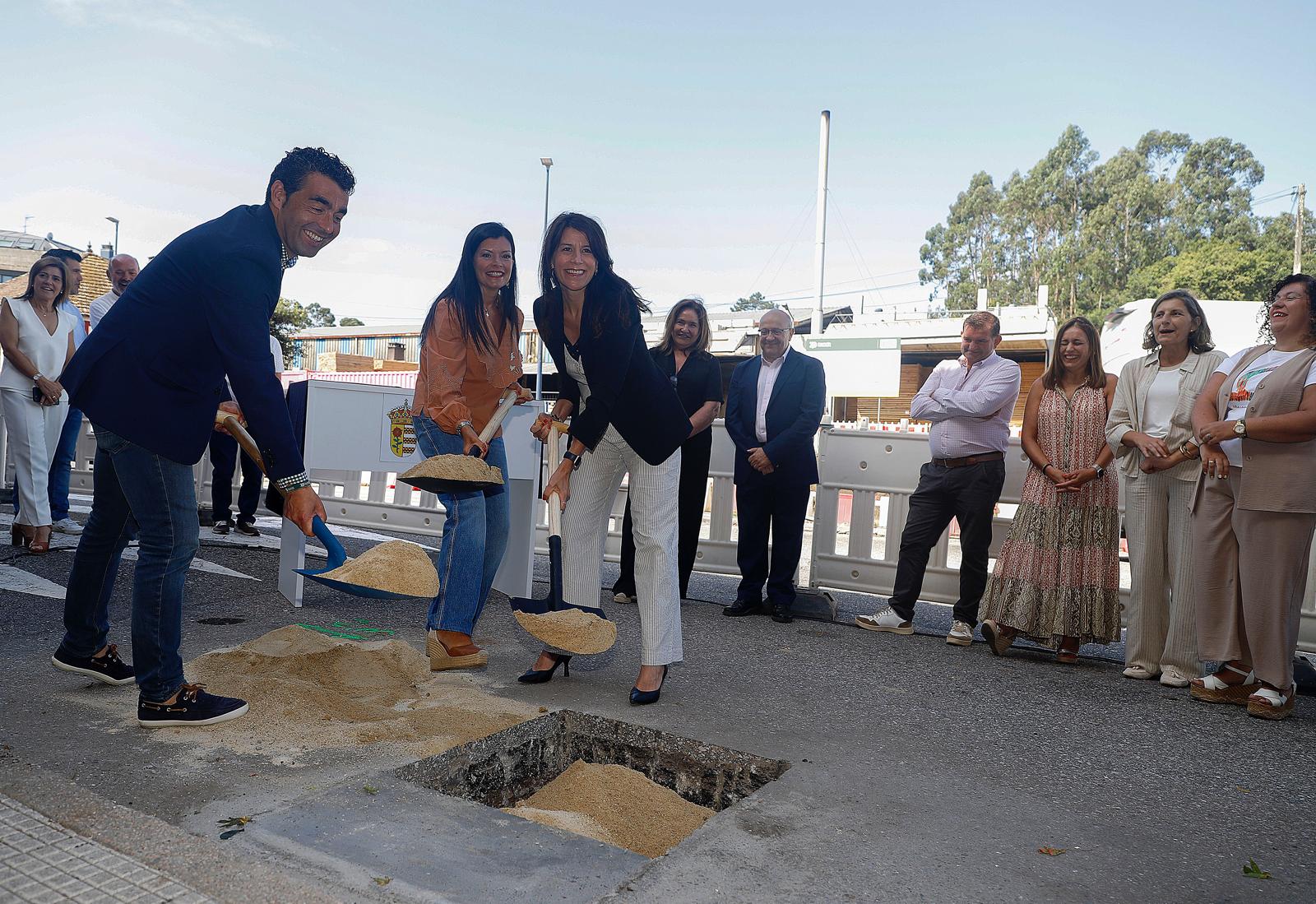 En marcha as obras de remodelación das avenidas de Puxeiros e do Rebullón, en Mos