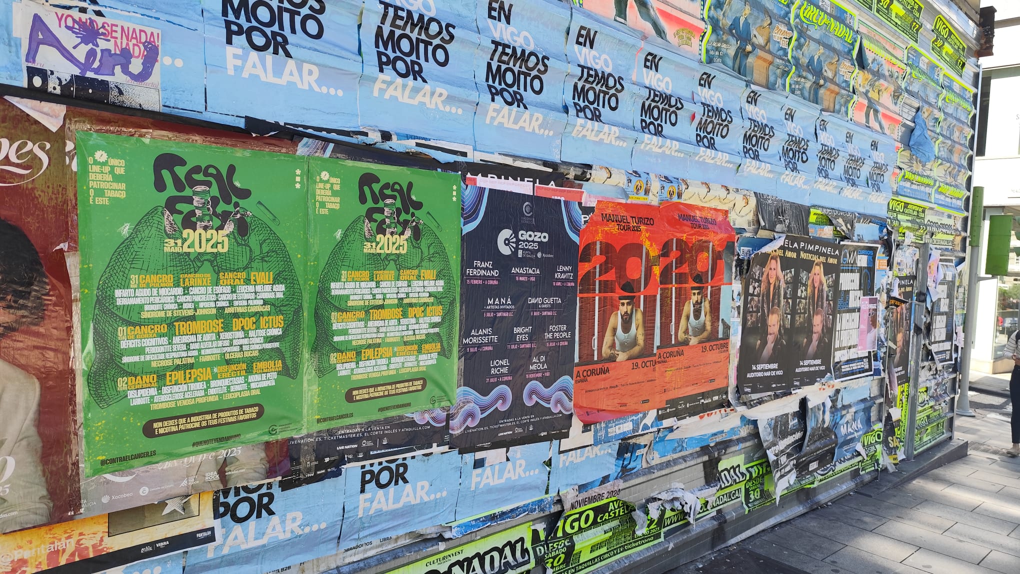 "Cáncer de pulmón" y "bronquitis crónica", cabezas de cartel del 'Real Fest