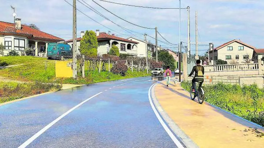 Mos aproba definitivamente o proxecto de expropiación para a construción da senda peonil en Dornelas