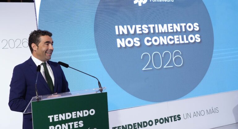 O presidente da Deputación presenta plans de investimentos por 128 millóns para 2026