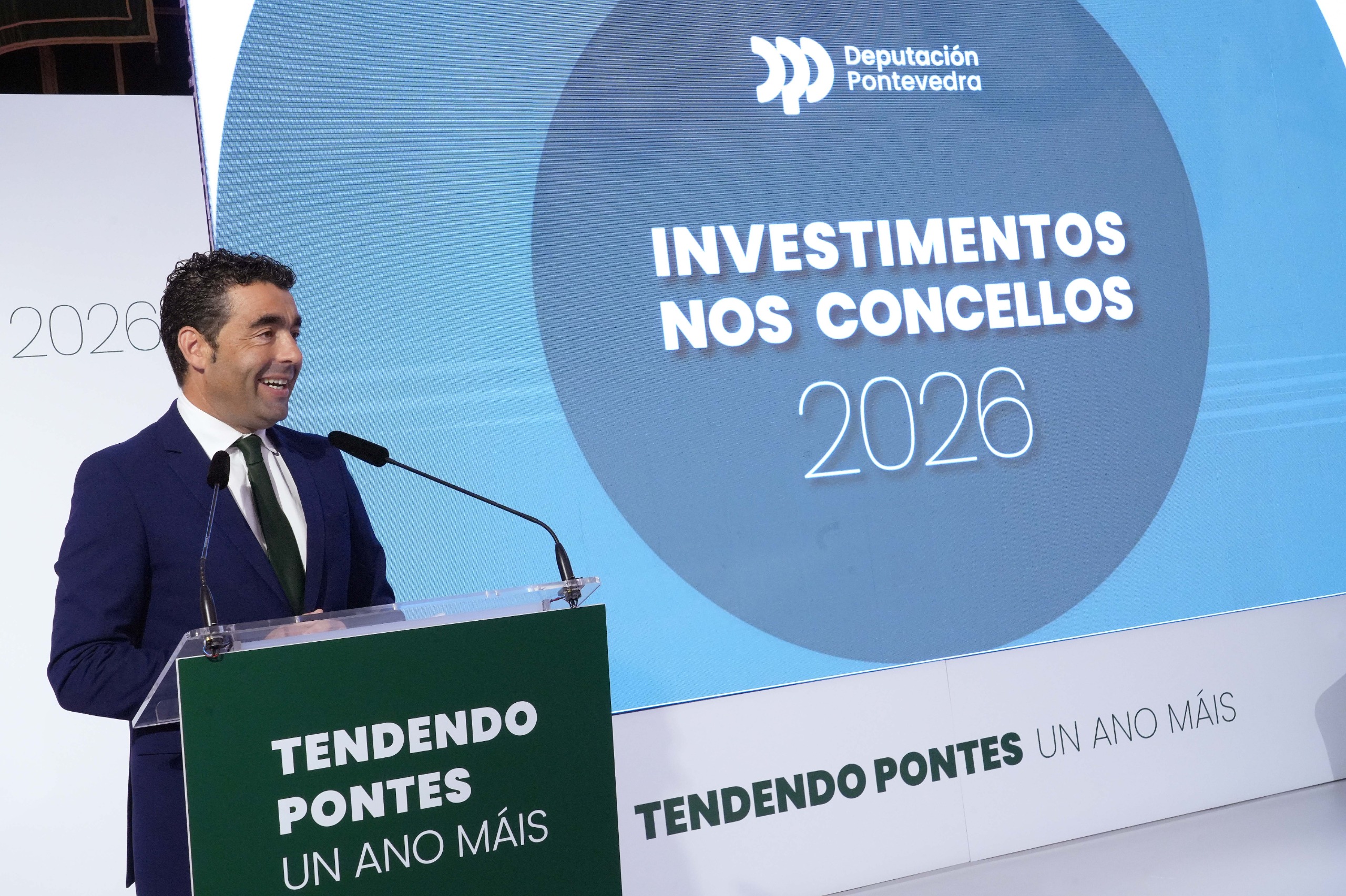 O presidente da Deputación presenta plans de investimentos por 128 millóns para 2026