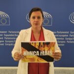A eurodeputada galega Ana Miranda, leva ao pleno do Parlamento Europeo os incendios en Galicia