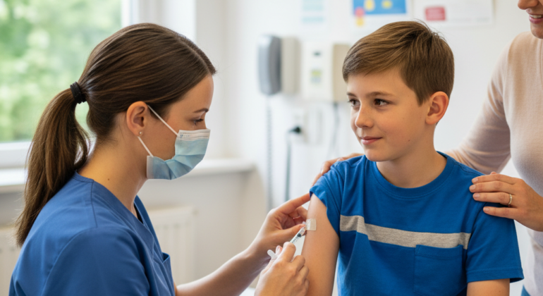 Este luns, comeza a vacinación infantil fronte á gripe