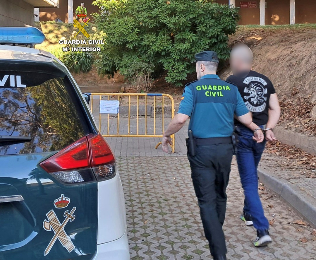 Detenido en Moaña, tras una peligrosa persecución al intentar huir de la Guardia Civil