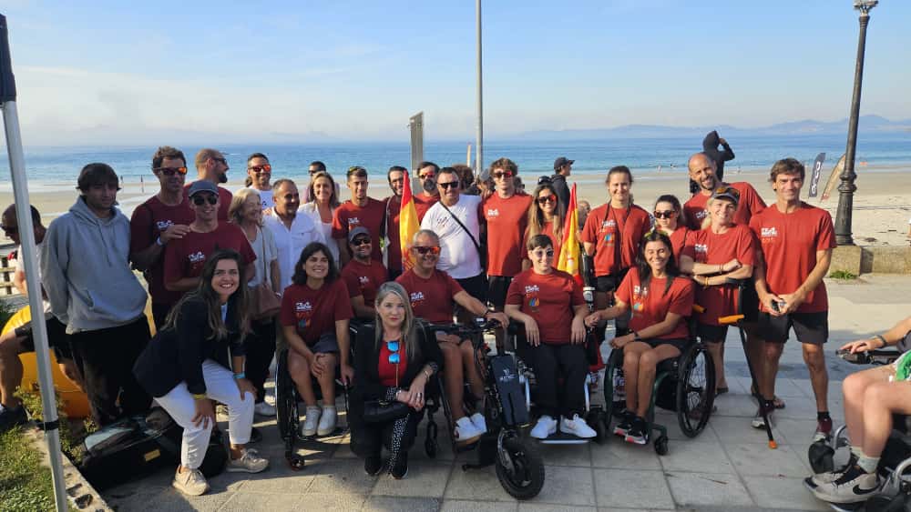 Patos acolle o Campionato de Europa de Surf adaptado