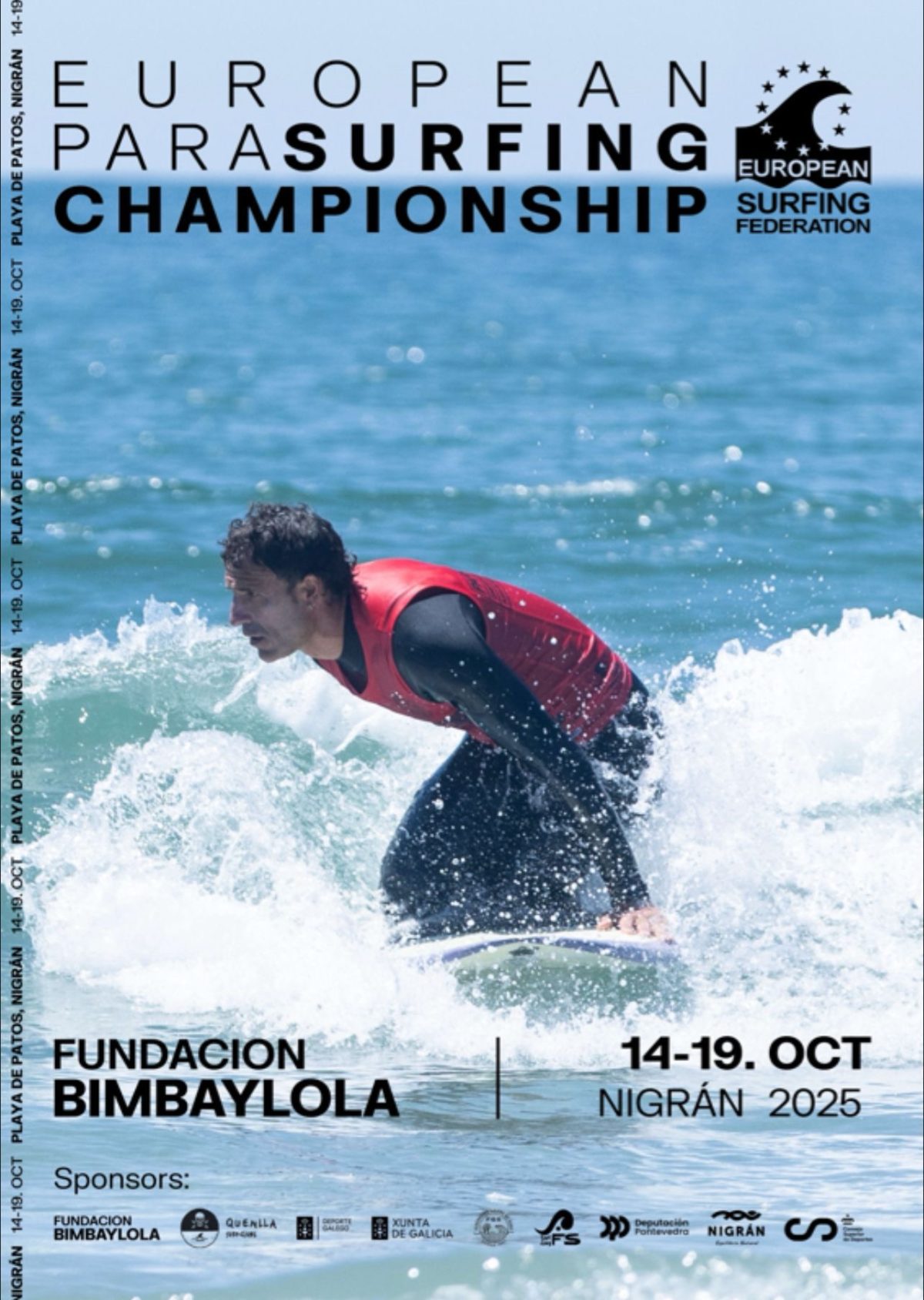 Patos acolle o Campionato de Europa de Surf adaptado
