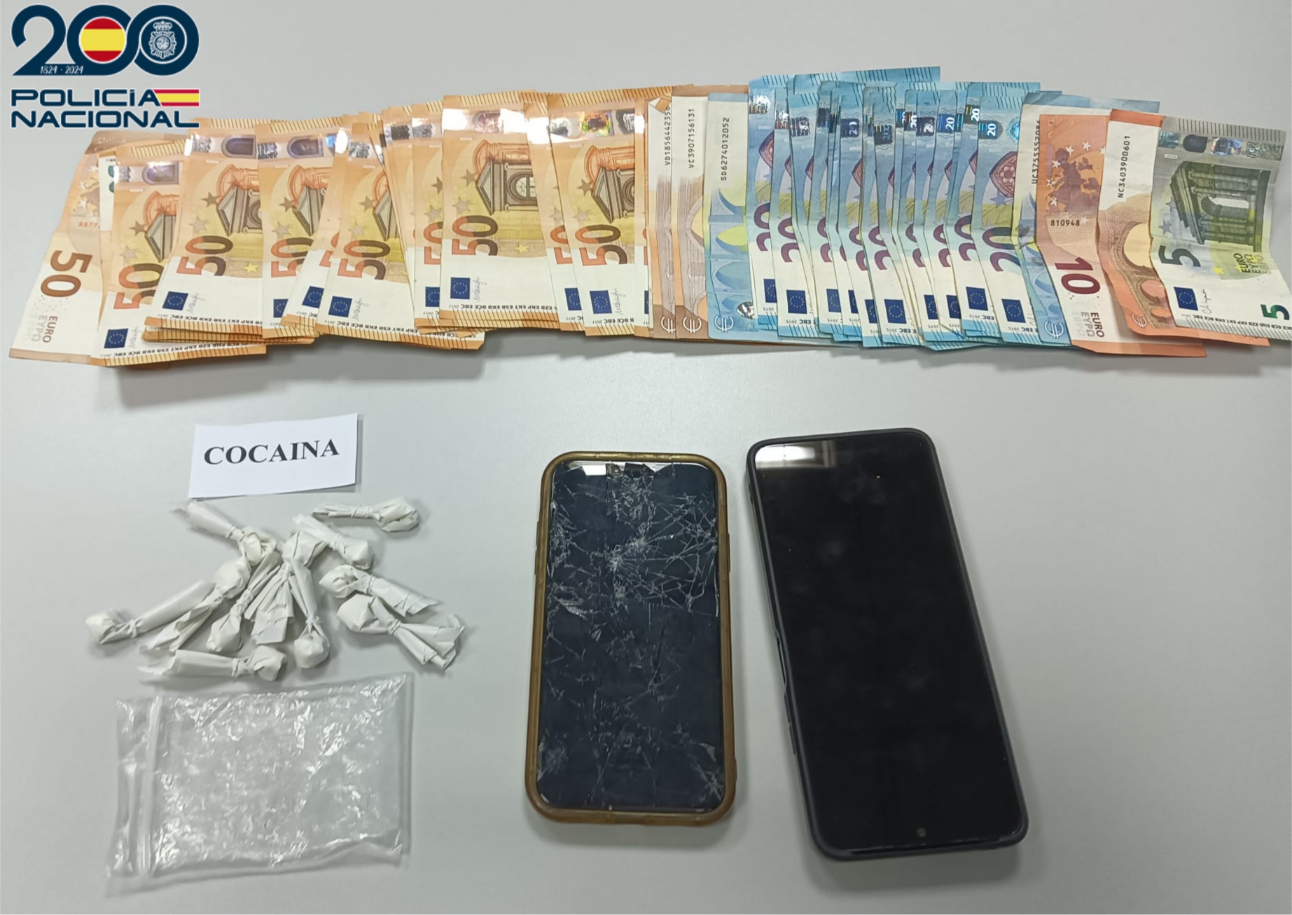 Detenido en Redondela por vender cocaína cerca de colegios