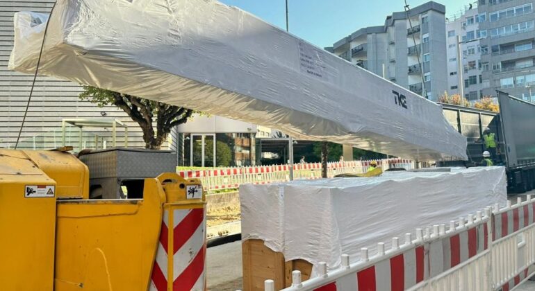 Las rampas mecánicas ya están en Pintor Lugrís