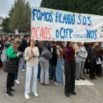 Estudiantes del CIFP Manuel Antonio protestan por las condiciones insalubres y el retraso en las clases presenciales