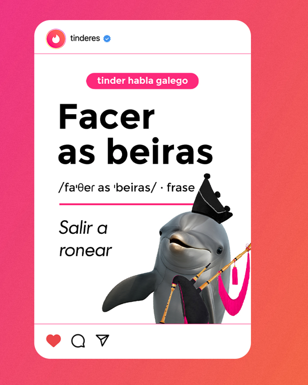 Tinder xa está en galego