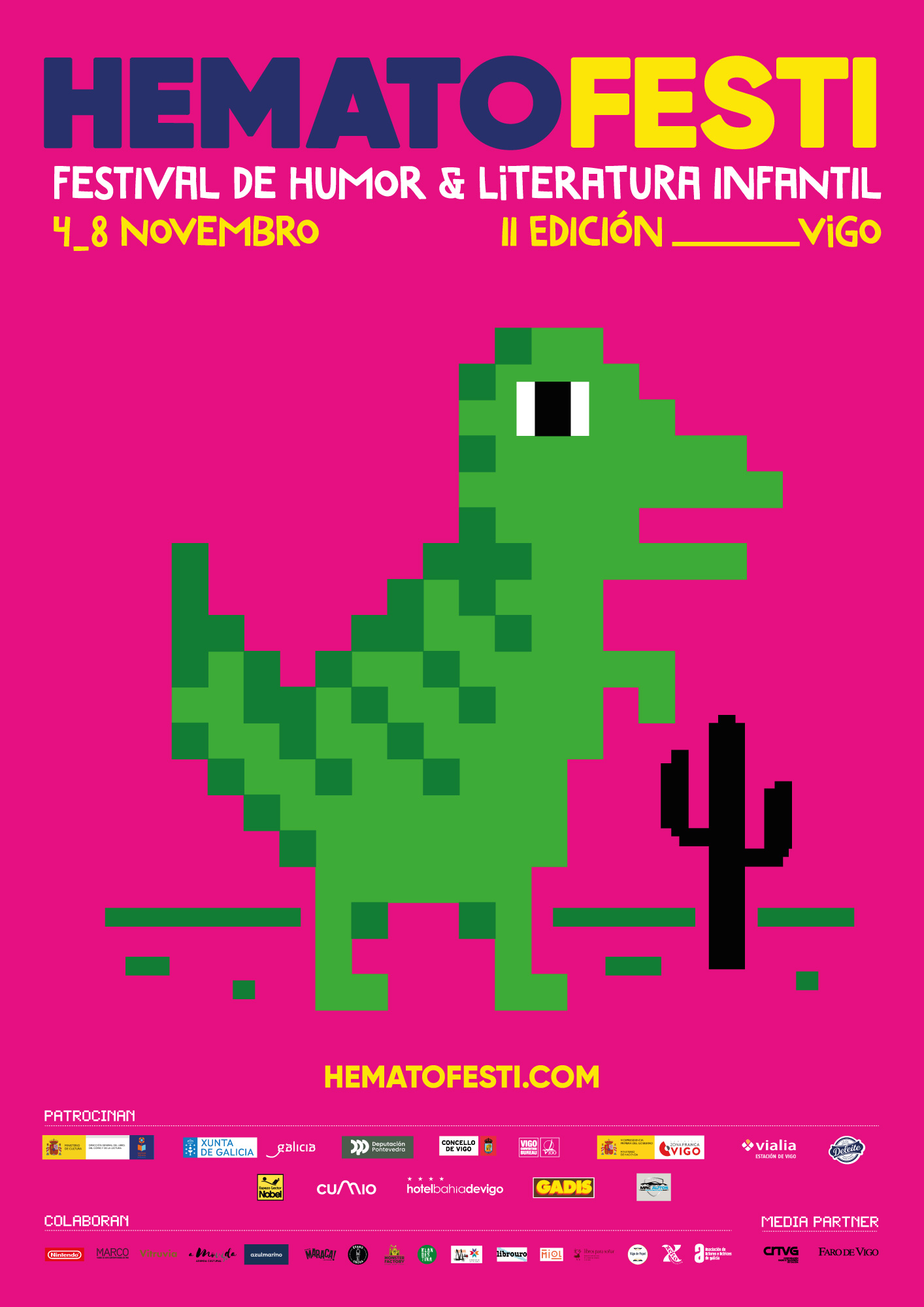 Hematofesti regresa a Vigo con cinco días de humor e literatura infantil