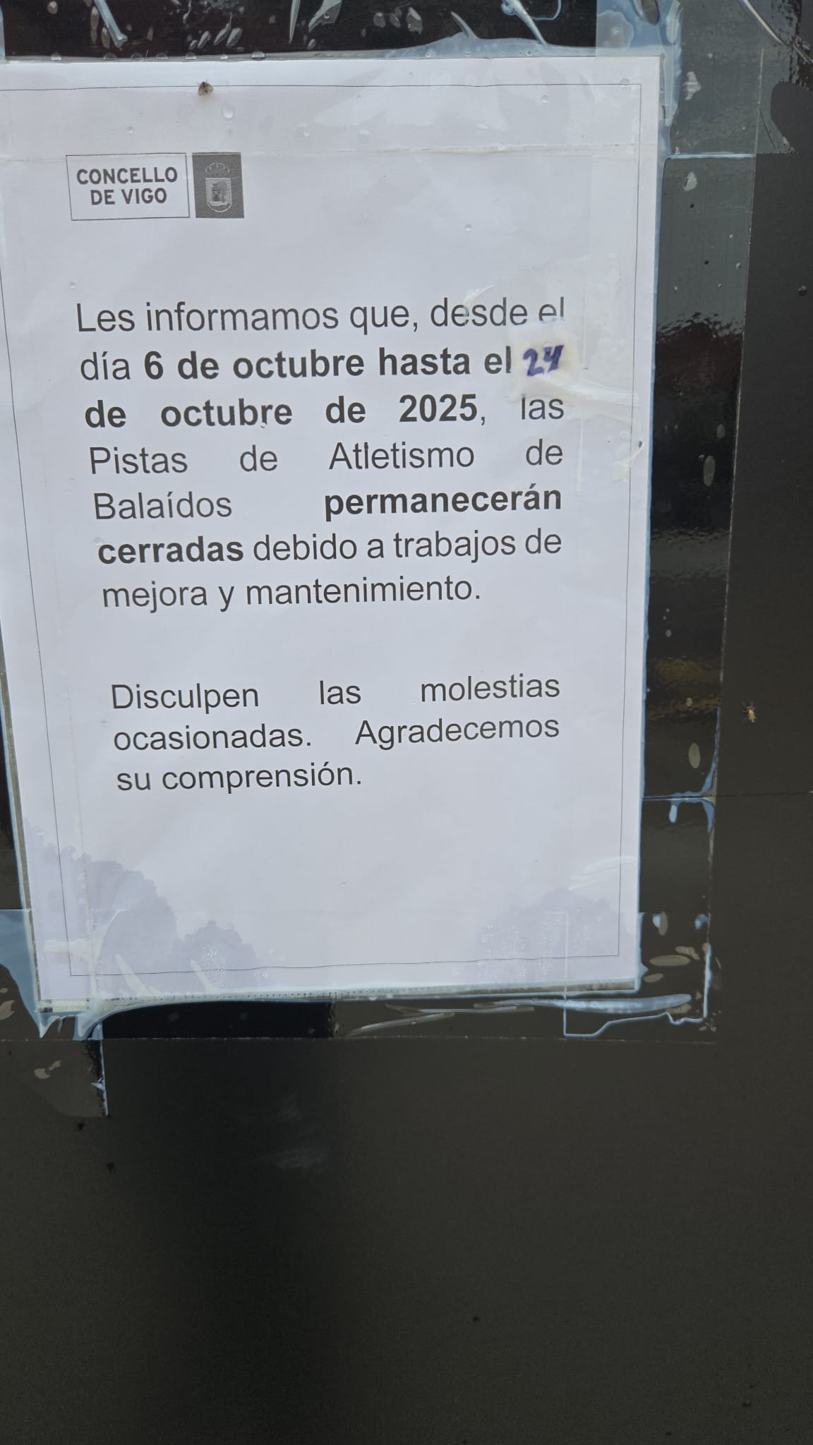 Las pistas de atletismo de Balaídos no reabren el día anunciado por el Concello