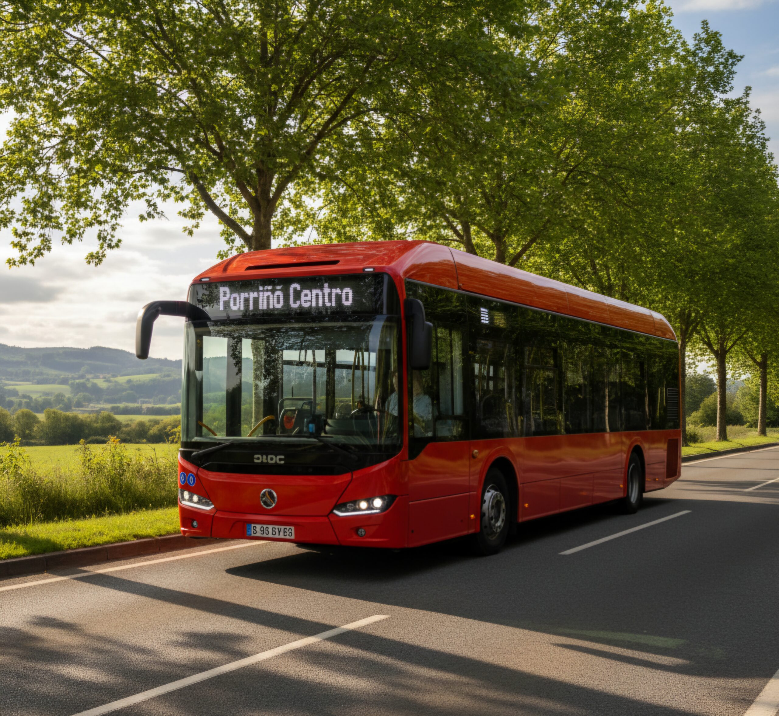 O Porriño tendrá un nuevo servicio de autobús eléctrico entre el centro y las parroquias
