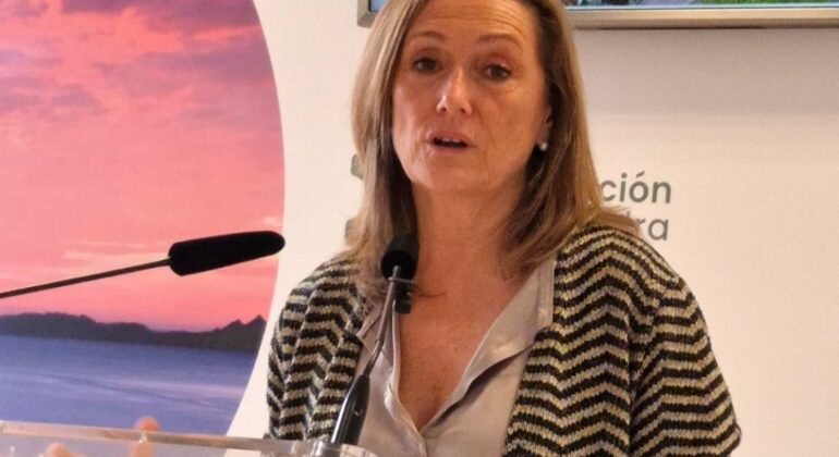 La presidenta en funciones de la Diputación urge al alcalde a una reunión para desbloquear el convenio de reforma de la piscina de Teis