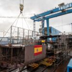 El astillero Freire coloca la quilla del nuevo buque de apoyo a buceadores para la Armada