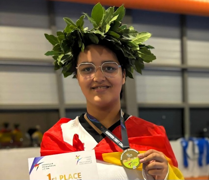 Ángela Balado proclámase campioa de Europa cadete