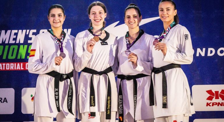 A galega Helena García, prata no World Taekwondo Women’s Open Championships