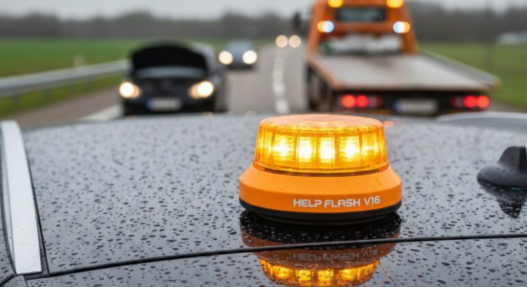 No, la baliza V16 conectada no te espía