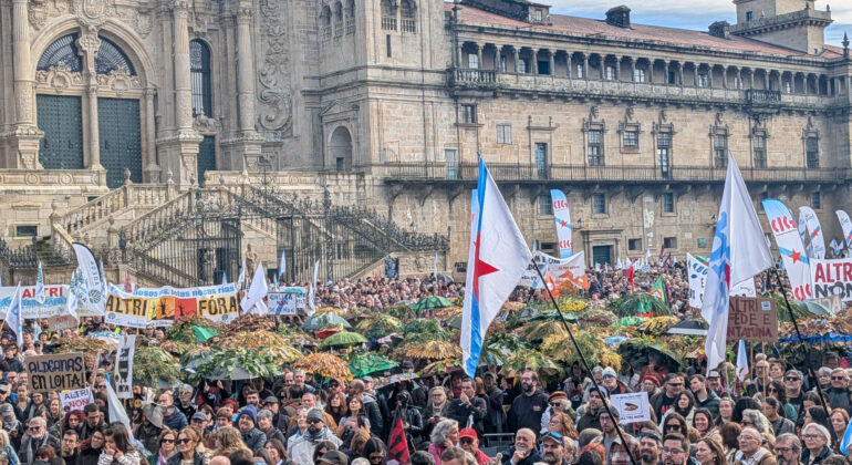 Nueva manifestación masiva contra Altri