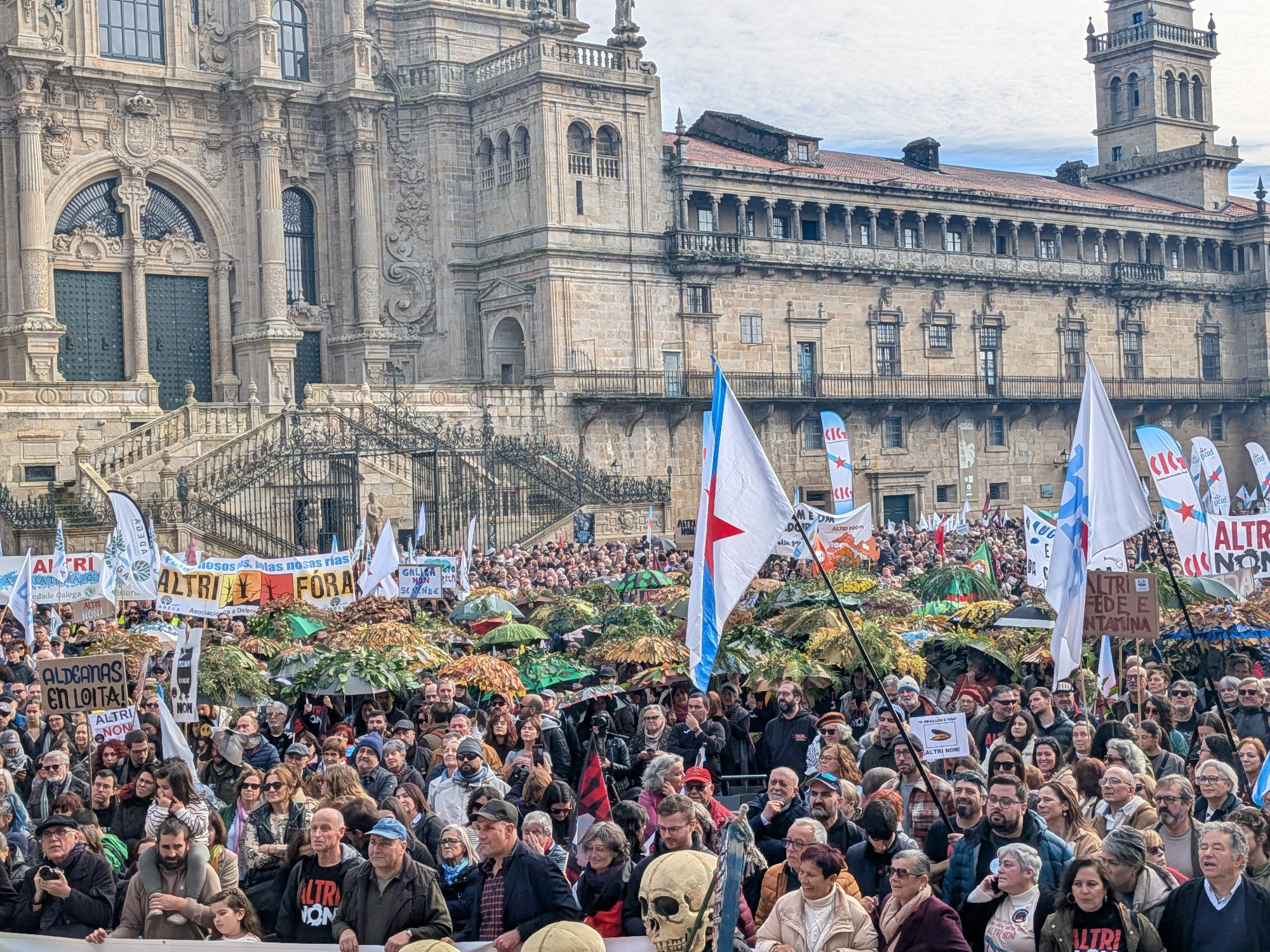 Nueva manifestación masiva contra Altri