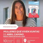 Abril Camino, gañadora do Premio Xerais 2025, este mércores en Vigo