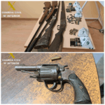 La Guardia Civil se incauta de una escopeta y dos rifles, en el domicilio del atracador de la gasolinera de Tui