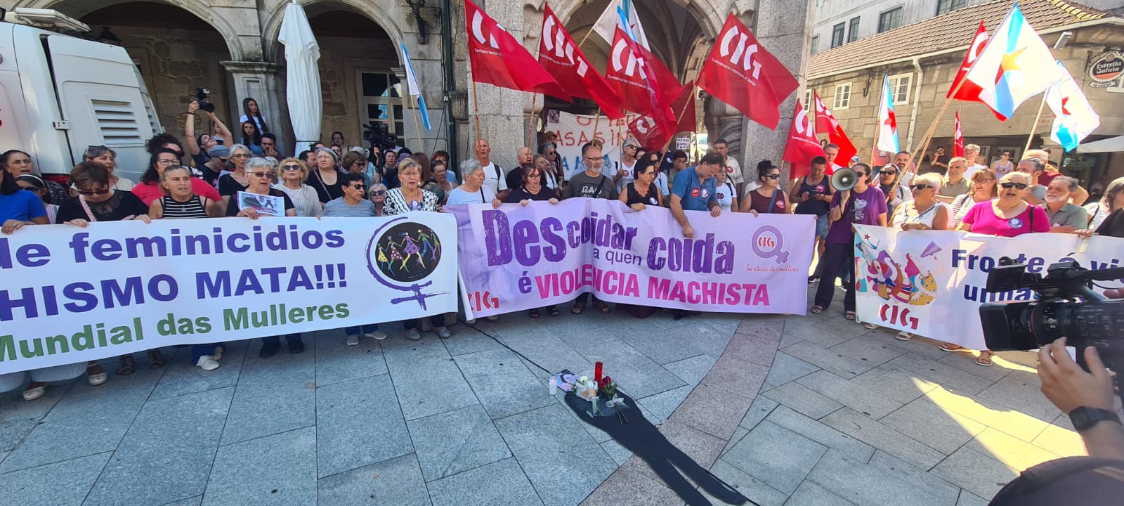 A Inspección de Traballo confirma graves deficiencias de prevención no SAF do Porriño, tras o asasinato dunha traballadora