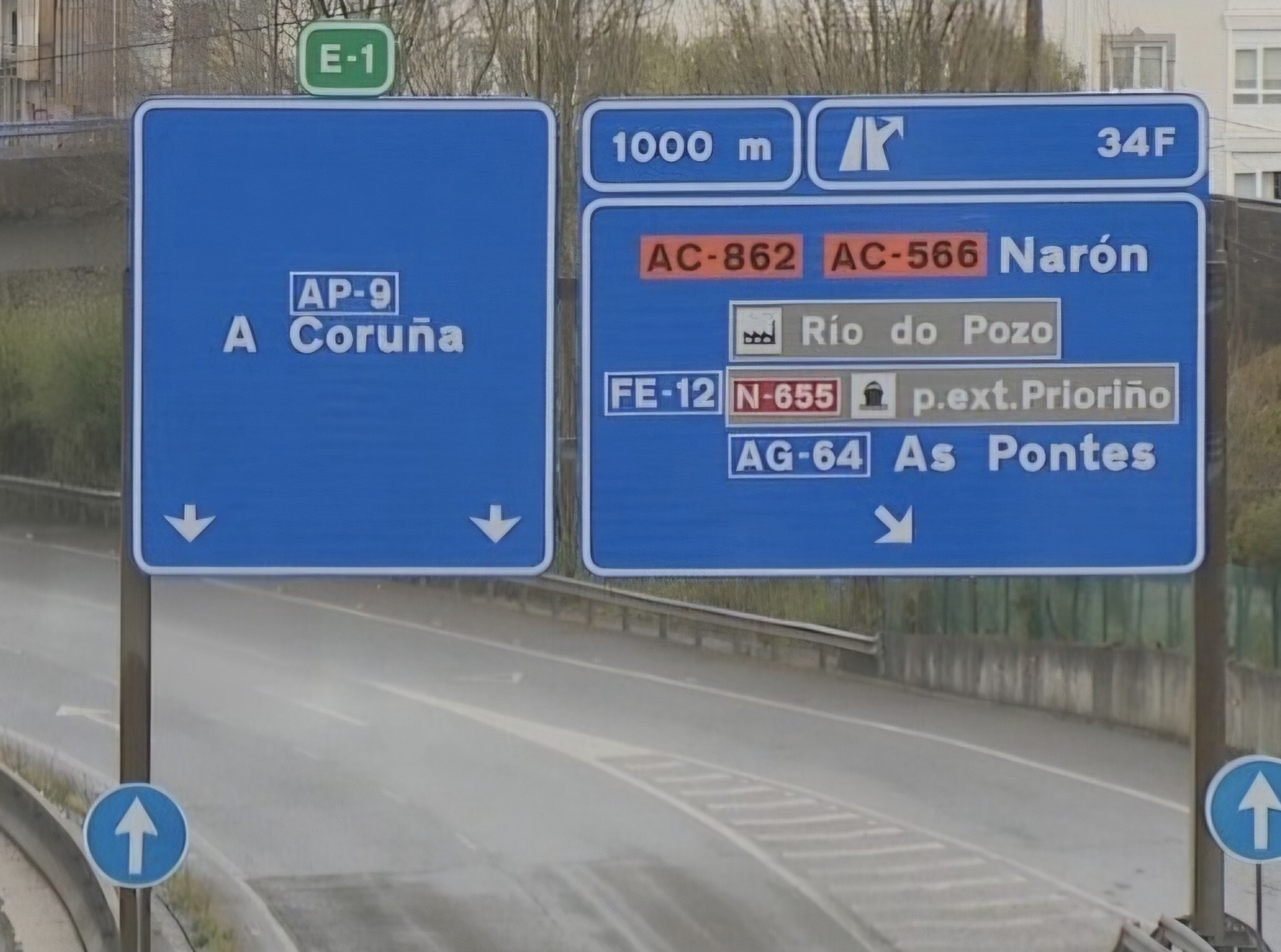 Unha condutora circula en sentido contrario pola Autopista