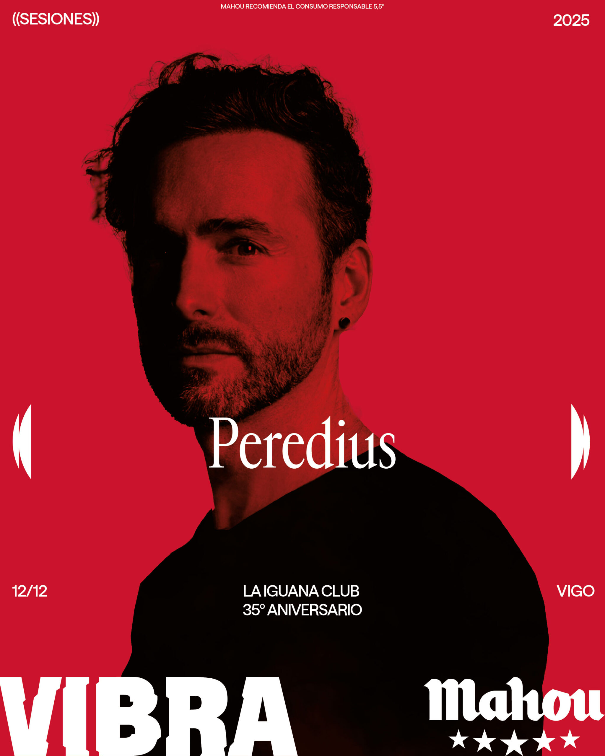 Vibra Mahou celebra el 35º aniversario de La Iguana Club con una sesión especial de Peredius