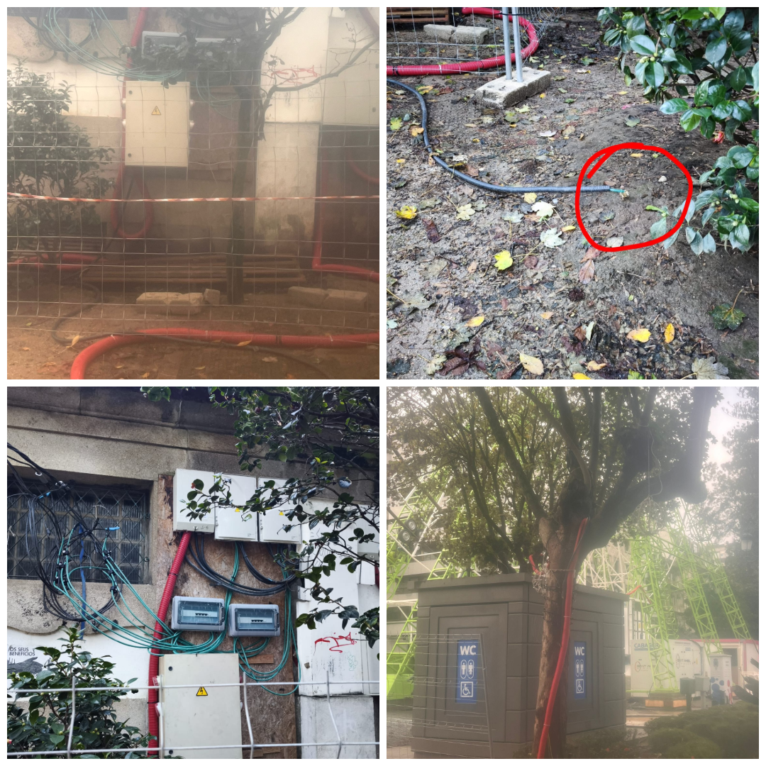 Vigo Centro denuncia “riesgo eléctrico extremo” en las atracciones de Areal