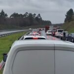 Un choque en cadena de hasta 14 vehículos colapsa la AP-9