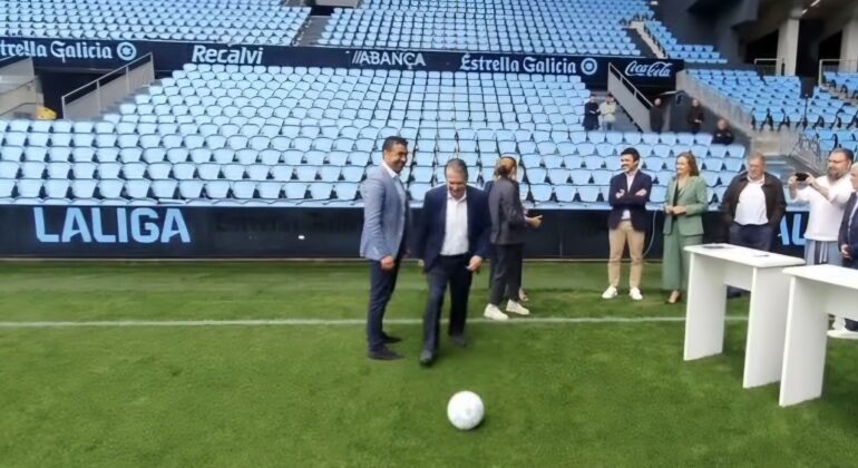 Caballero exige a Xunta y Diputación una respuesta de financiación de la ampliación de Balaídos para el Mundial 2030