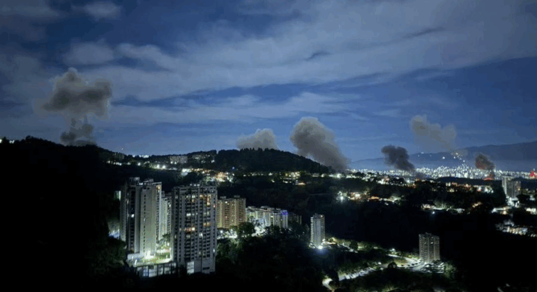 Venezuela denuncia un ataque militar de EE.UU. y Trump afirma que ha capturado a Maduro