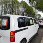 Cerco sindical a San Caetano: máis de cen vehículos colapsan a Xunta contra a precariedade en Política Social