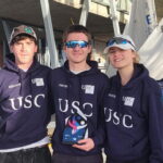 El vigués Lucas Albaladejo, subcampeón gallego universitario de vela