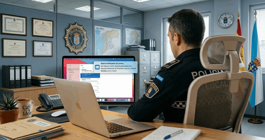 La Policía Local de Vigo, usada como cebo para una estafa por correo electrónico