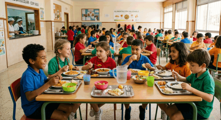 Vigo aumenta las becas de comedor de 45 a 70€ al mes, por alumno