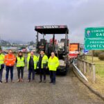 Obras de emergencia en la A-55 para reparar el firme entre Vigo, O Porriño, Mos y Tui