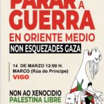 'Parar La Guerra' convoca concentraciones en todo el Estado: en Vigo será el sábado, en el MARCO