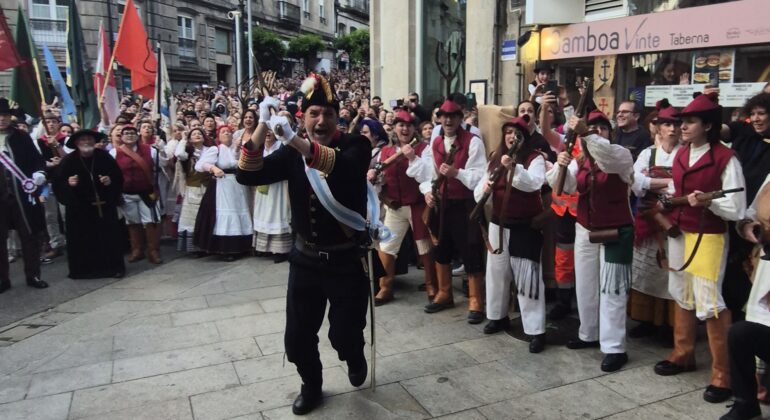 La Diputación impulsará junto con la Asociación del Casco Vello la candidatura de la Reconquista a fiesta de interés internacional