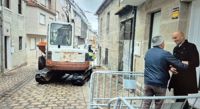 O Porriño inicia as obras para mellorar a accesibilidade na rúa San Sebastián