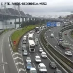 Un accidente en la AP-9 colapsa los accesos a Vigo con retenciones de hasta seis kilómetros