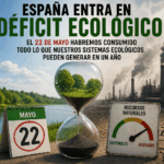 España consumirá en mayo todos los recursos que puede regenerar en un año