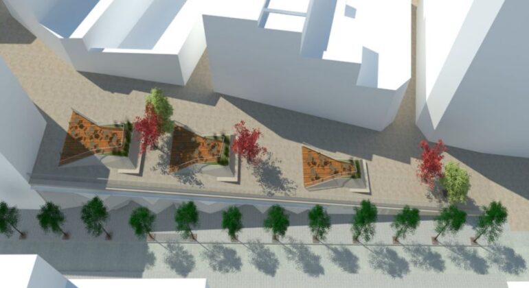 El Concello remodela Laxe y Carral para ganar espacio público en el centro de Vigo