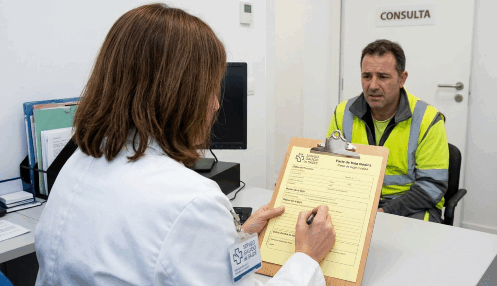 Polémica: el Sergas premiará con incentivos a los médicos si las bajas de sus pacientes no se alargan